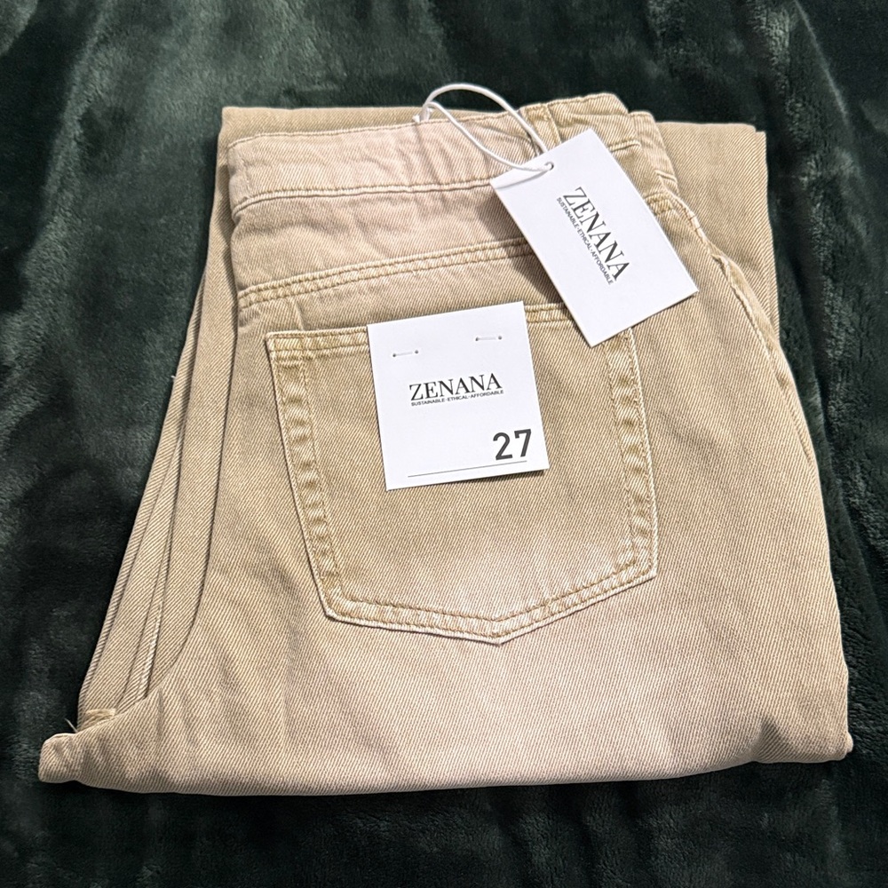 Zenana Outfitters Beige Women's Jeans